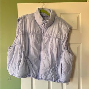 Women's Light Purple Puffer Vest